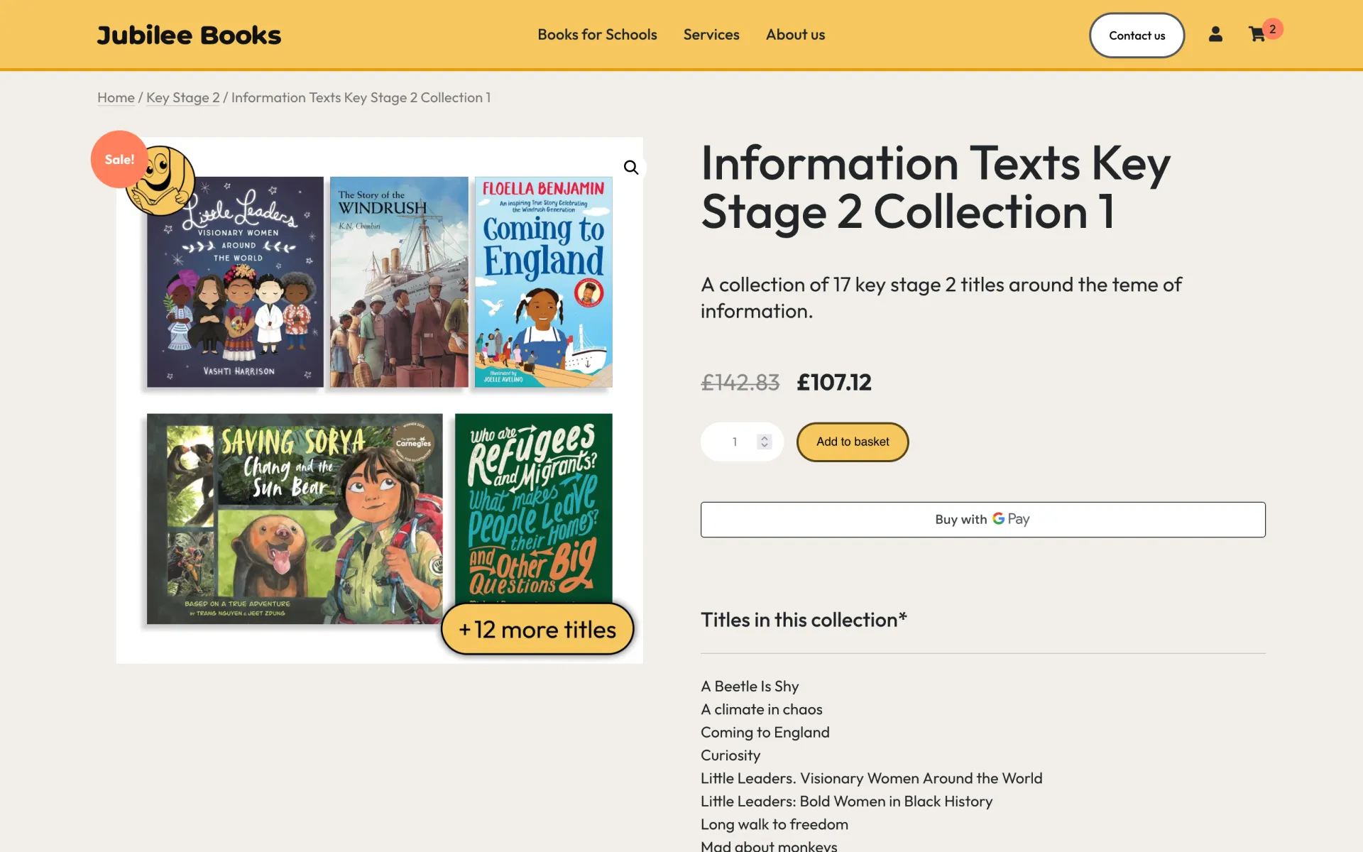 Jubilee Books product page