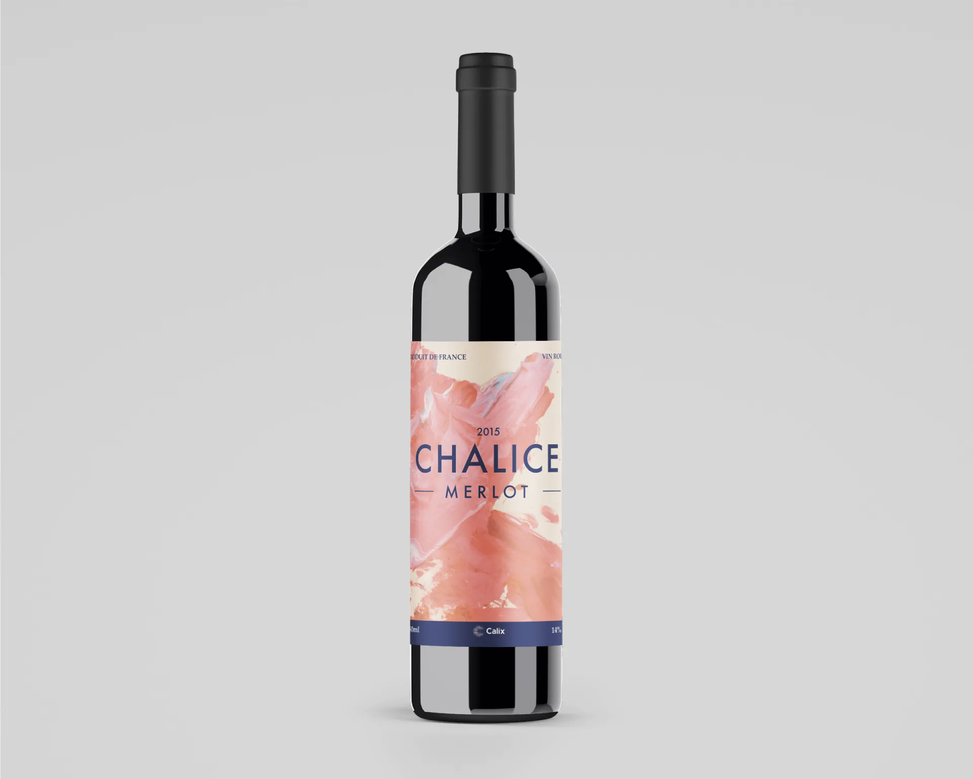 Chalice wine lable design - bacchus